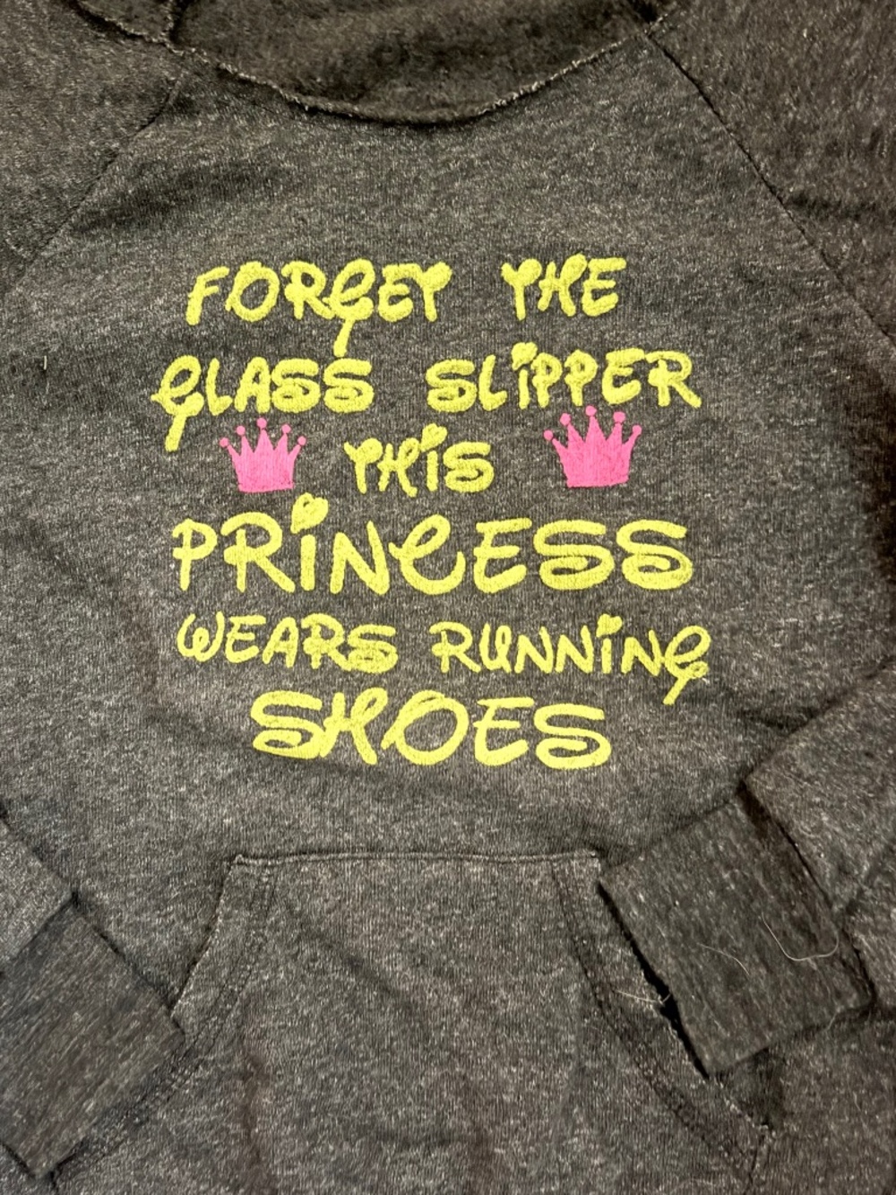 Off the Shoulder Funny Runner’s Sweatshirt - Picture 2 of 5